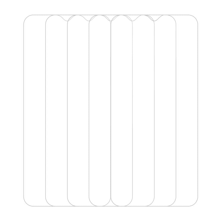 For Galaxy A23 4G / 5G 5pcs / Pack Do As You Wish HD Tempered Glass Film - Transparent