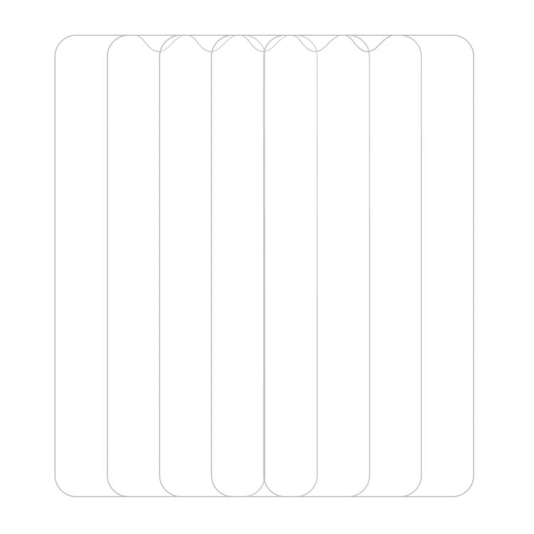 For vivo iQOO Z7i 5pcs / Pack Do As You Wish HD Tempered Glass Film - Transparent