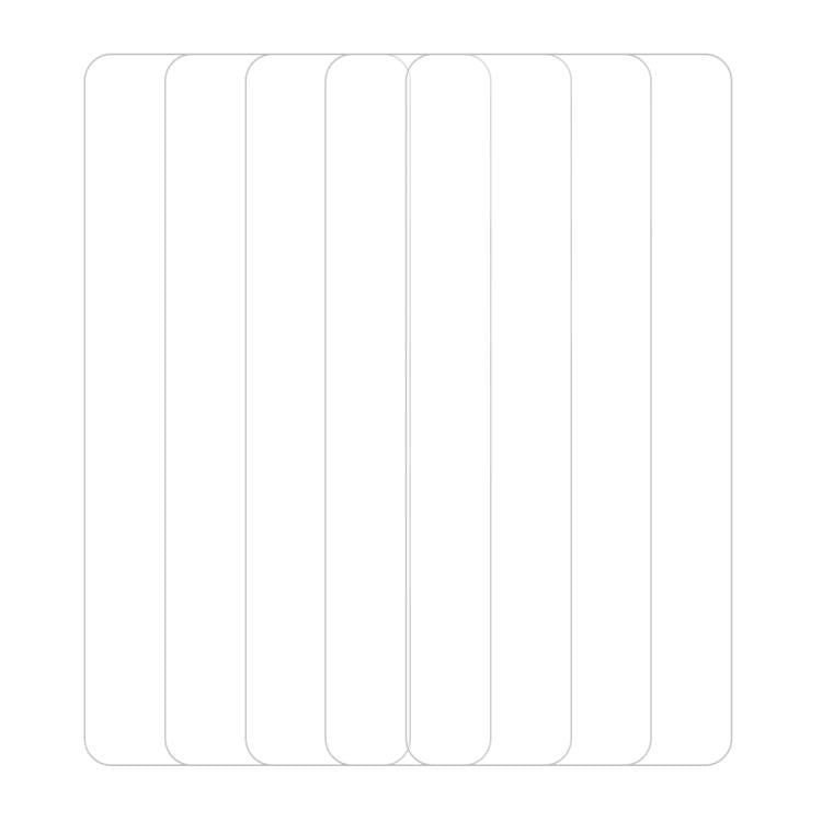 For vivo iQOO Z9 5pcs / Pack Do As You Wish HD Tempered Glass Film - Transparent