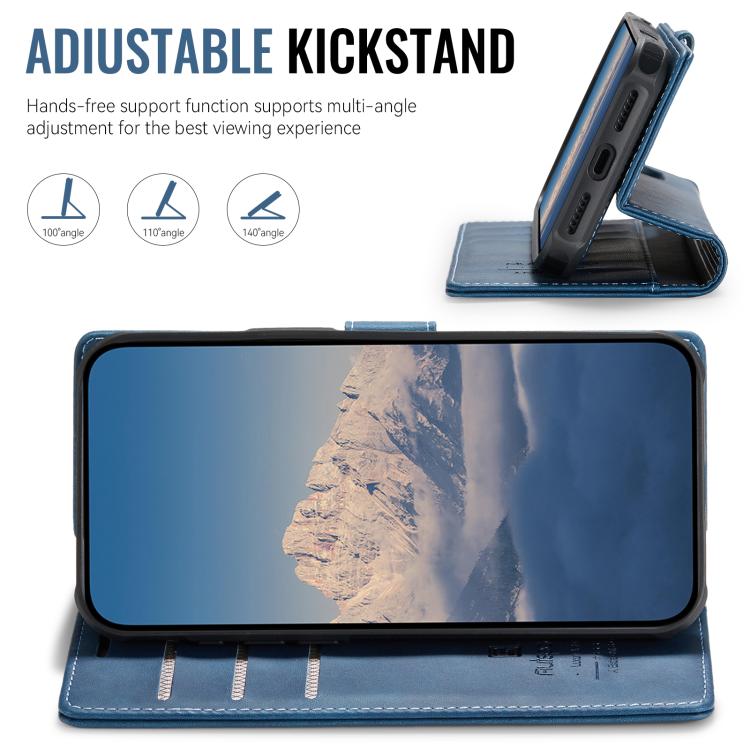 For iPhone 17 Pro Max AutSpace A05 2 in 1 Retro Calf Texture MagSafe Magnetic Phone Case