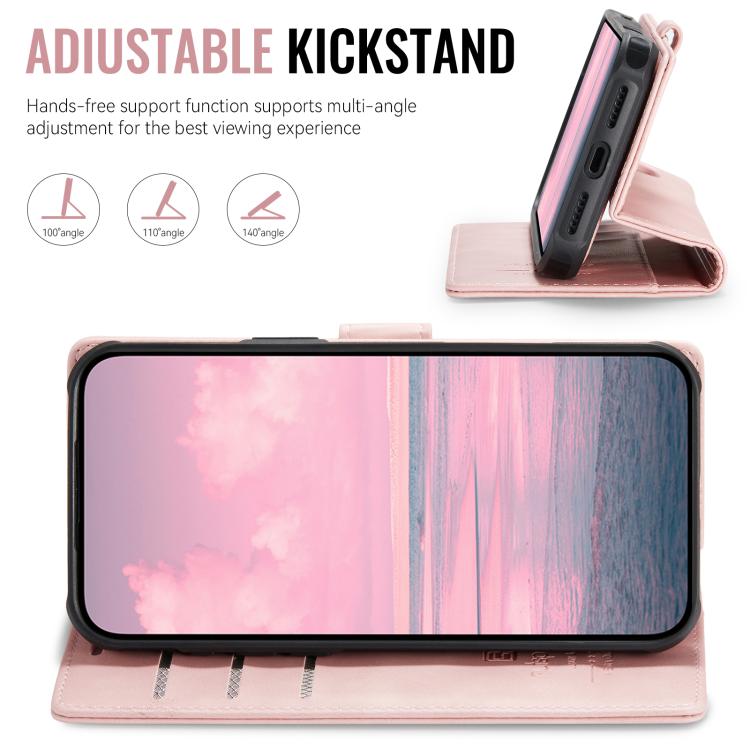 For iPhone 17 Pro Max AutSpace A05 2 in 1 Retro Calf Texture MagSafe Magnetic Phone Case