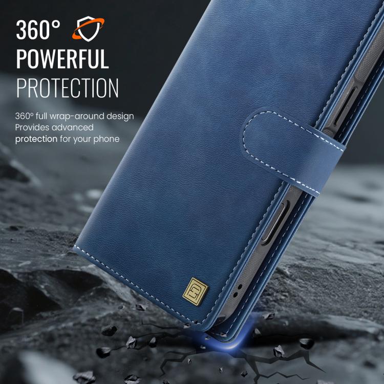 For iPhone 17 Pro AutSpace A05 2 in 1 Retro Calf Texture MagSafe Magnetic Phone Case