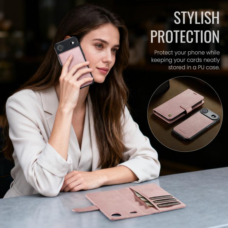 For iPhone Air AutSpace A05 2 in 1 Retro Calf Texture MagSafe Magnetic Phone Case