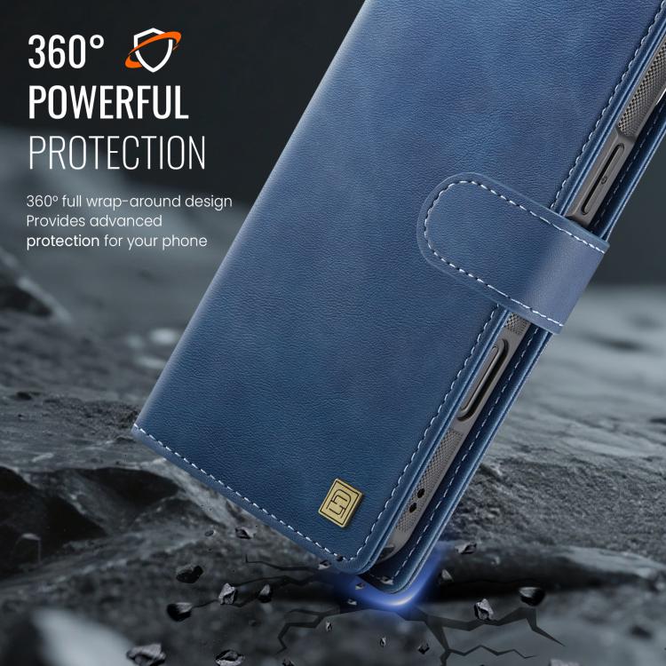 For iPhone 16 Plus AutSpace A05 2 in 1 Retro Calf Texture MagSafe Magnetic Phone Case