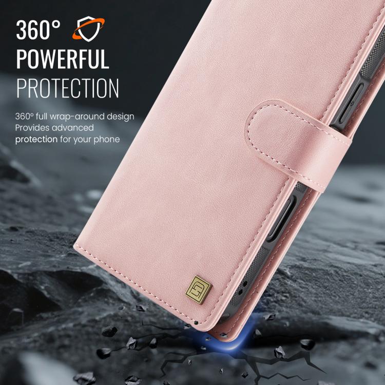 For iPhone 16 Plus AutSpace A05 2 in 1 Retro Calf Texture MagSafe Magnetic Phone Case