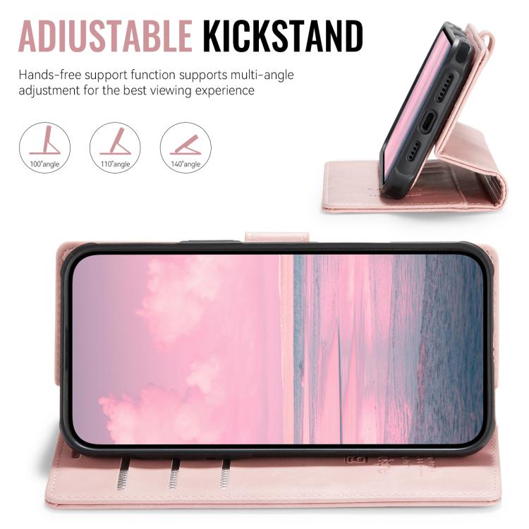 For iPhone 16 Plus AutSpace A05 2 in 1 Retro Calf Texture MagSafe Magnetic Phone Case