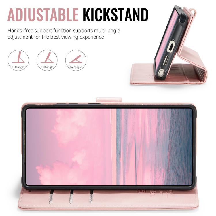 For Samsung Galaxy S25 Ultra 5G AutSpace A05 2 in 1 Retro Calf Texture MagSafe Magnetic Phone Case