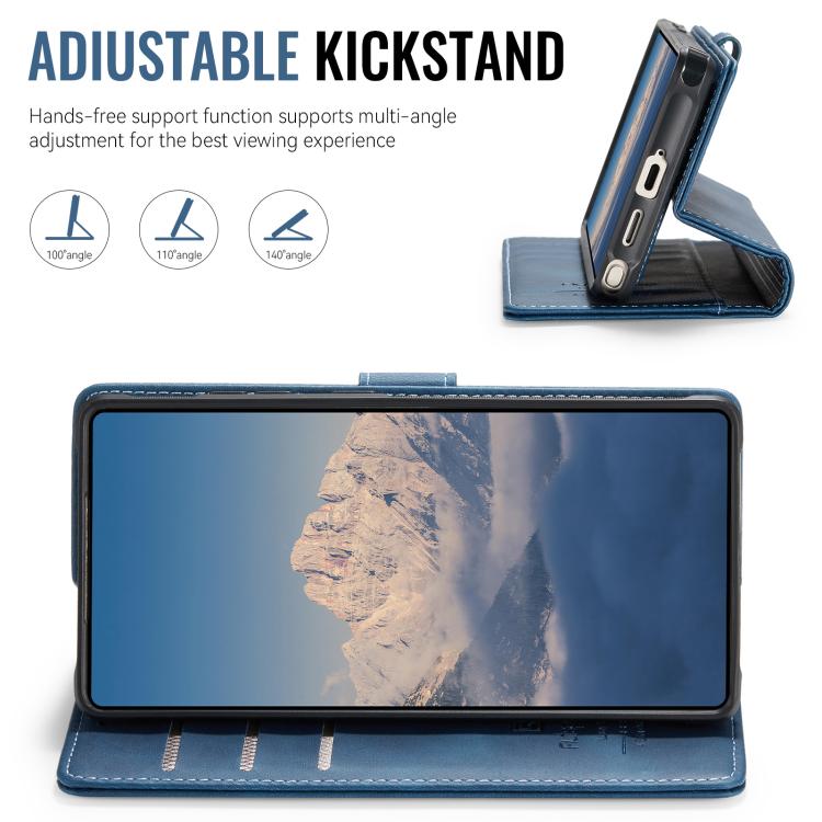 For Samsung Galaxy S24 Ultra 5G AutSpace A05 2 in 1 Retro Calf Texture MagSafe Magnetic Phone Case