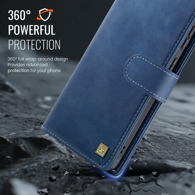 For Samsung Galaxy S25 Edge 5G AutSpace A05 2 in 1 Retro Calf Texture MagSafe Magnetic Phone Case
