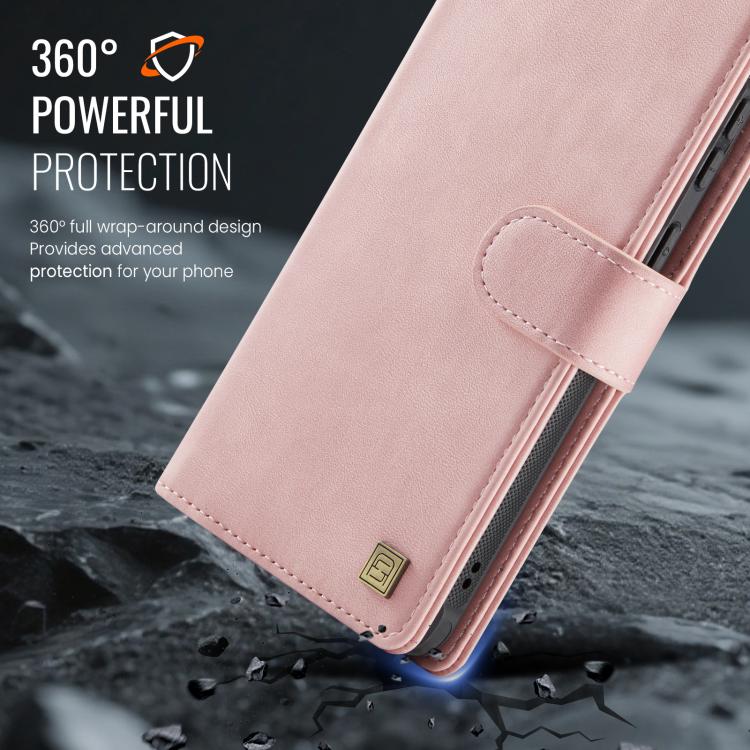For Samsung Galaxy S25 Edge 5G AutSpace A05 2 in 1 Retro Calf Texture MagSafe Magnetic Phone Case