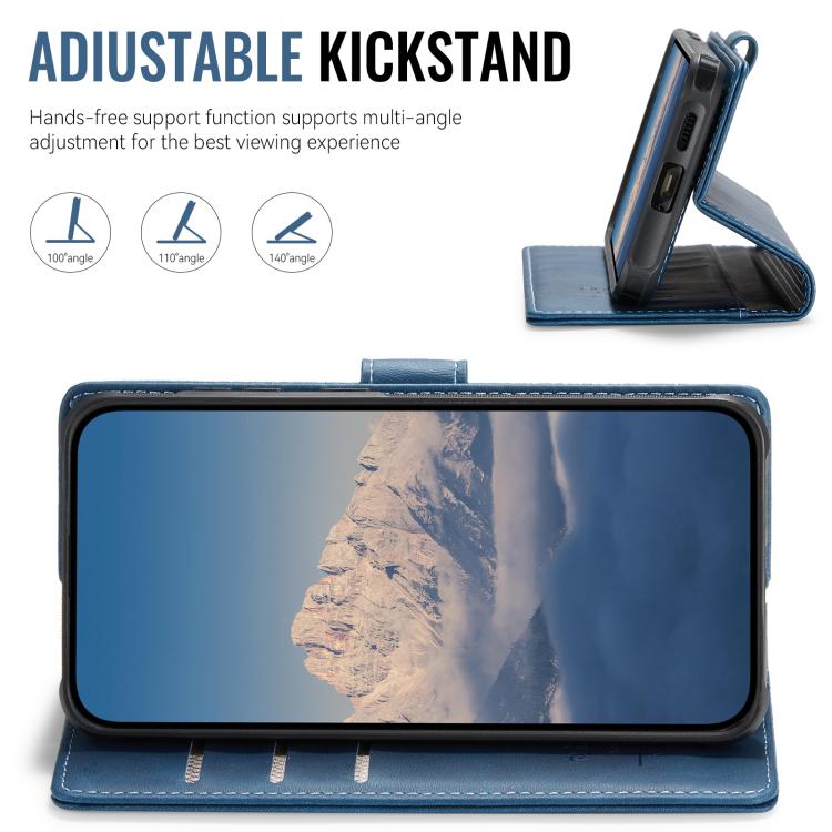 For Samsung Galaxy S26 5G AutSpace A05 2 in 1 Retro Calf Texture MagSafe Magnetic Phone Case