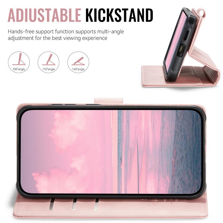 For Samsung Galaxy S24 FE 5G AutSpace A05 2 in 1 Retro Calf Texture MagSafe Magnetic Phone Case