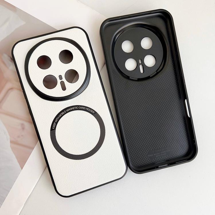 For Honor Magic8 Pro PU MagSafe Magnetic Phone Case
