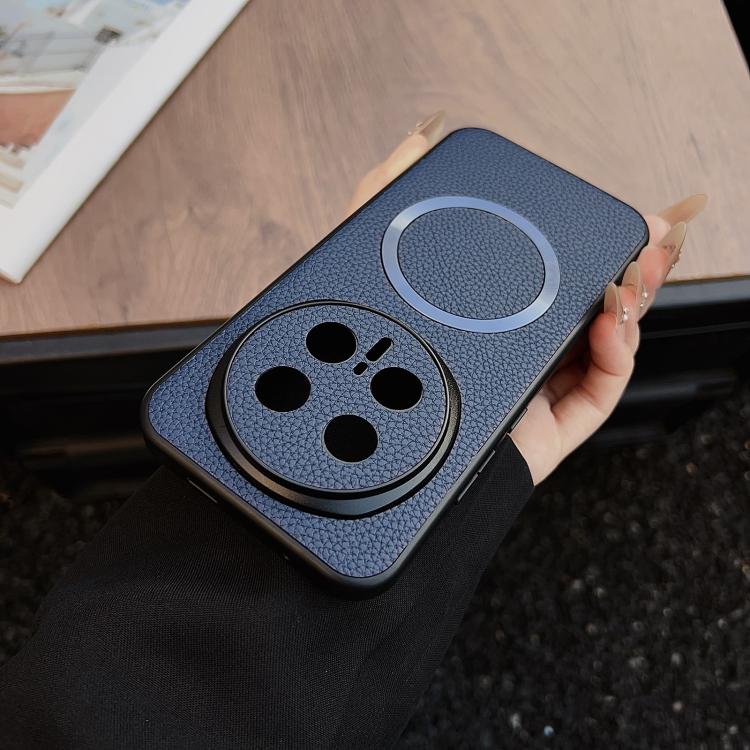 For Honor Magic8 Pro CD Magsafe Magnetic Litchi Texture Phone Case