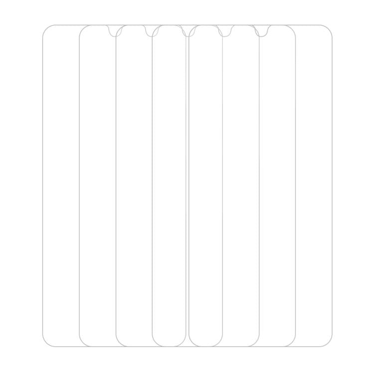 For Meizu Note 21 5pcs / Pack Do As You Wish HD Tempered Glass Film - Transparent