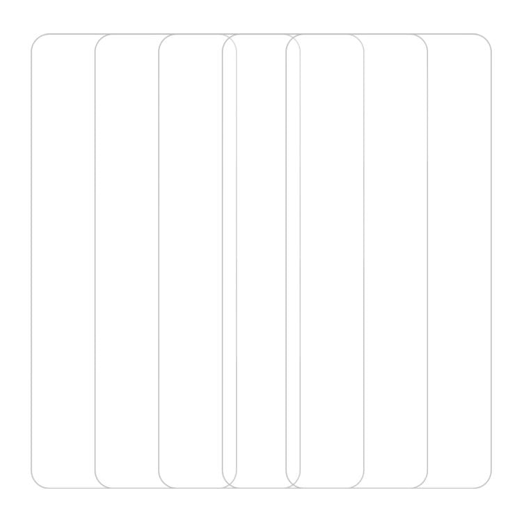 For vivo V30 Lite 5pcs / Pack Do As You Wish HD Tempered Glass Film - Transparent
