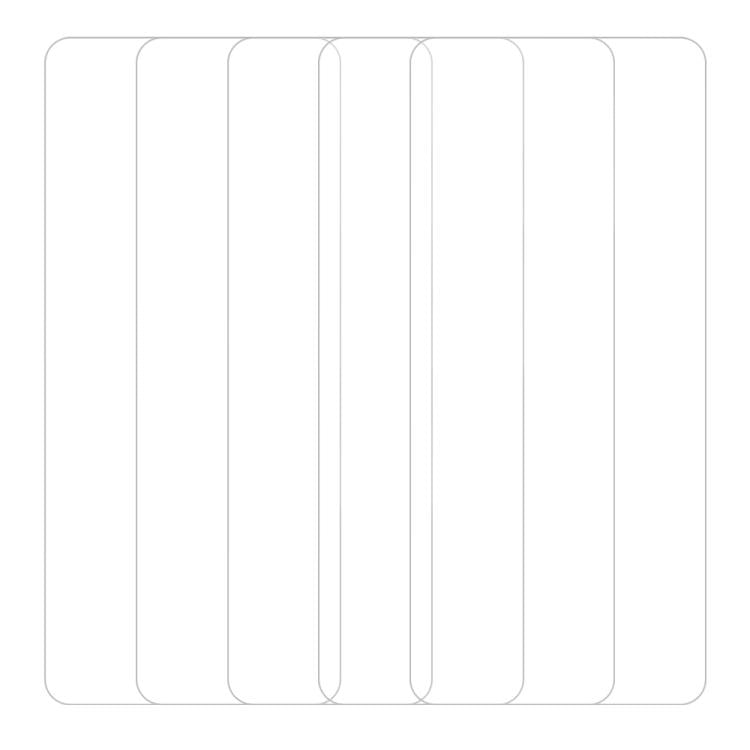 For vivo Y100 4G 5pcs / Pack Do As You Wish HD Tempered Glass Film - Transparent