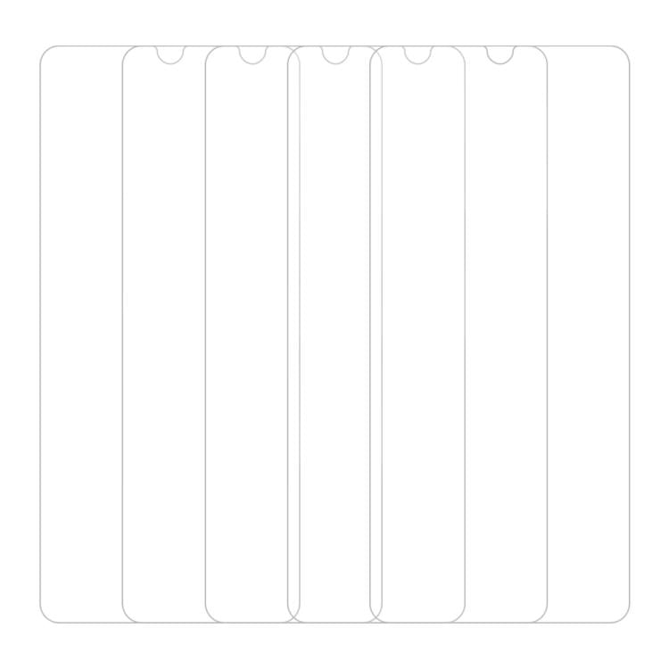 For vivo Y100A 5pcs / Pack Do As You Wish HD Tempered Glass Film - Transparent