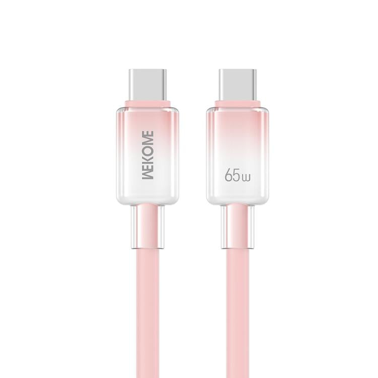 WK WDC-C11 QIN Series 1m 65W Type-C to Type-C Magnetic Silicone Fast Charging Data Cable