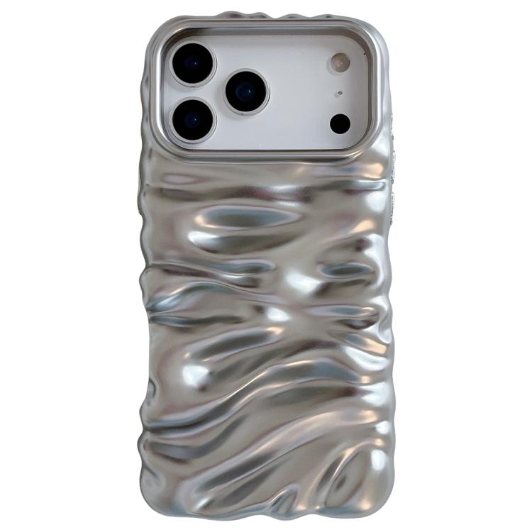 For iPhone 17 Pro Max Cream Texture Electroplating TPU Full Coverage Phone Case