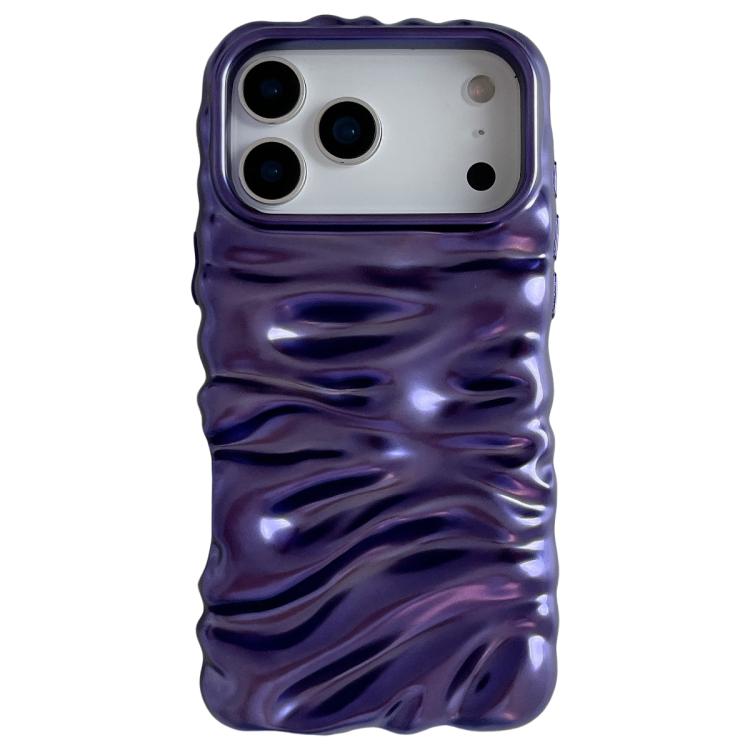 For iPhone 17 Pro Max Cream Texture Electroplating TPU Full Coverage Phone Case