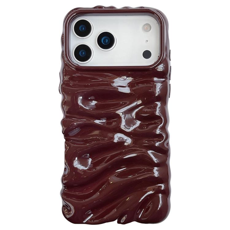 For iPhone 17 Pro Max Cream Texture Electroplating TPU Full Coverage Phone Case