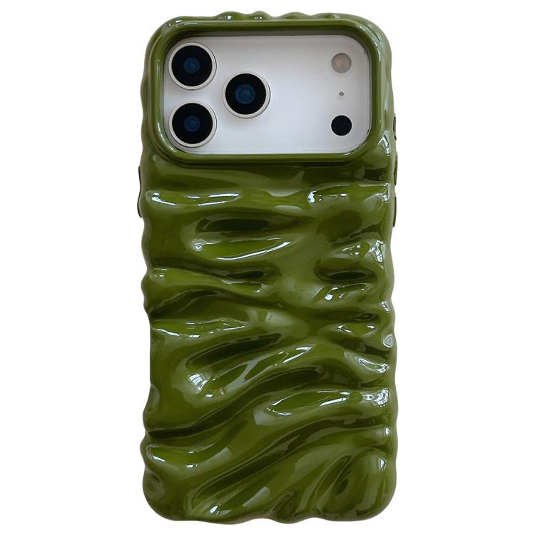 For iPhone 17 Pro Max Cream Texture Electroplating TPU Full Coverage Phone Case