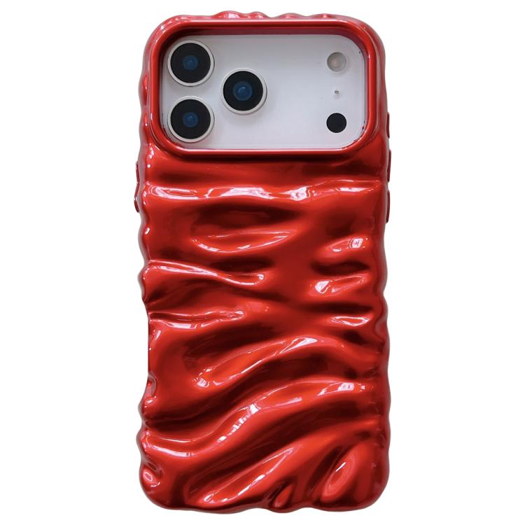 For iPhone 17 Pro Max Cream Texture Electroplating TPU Full Coverage Phone Case