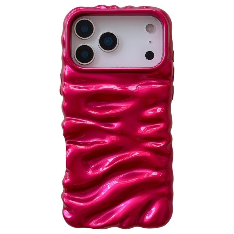 For iPhone 17 Pro Max Cream Texture Electroplating TPU Full Coverage Phone Case