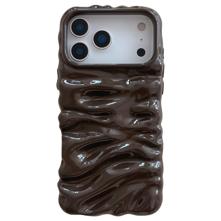 For iPhone 17 Pro Max Cream Texture Electroplating TPU Full Coverage Phone Case