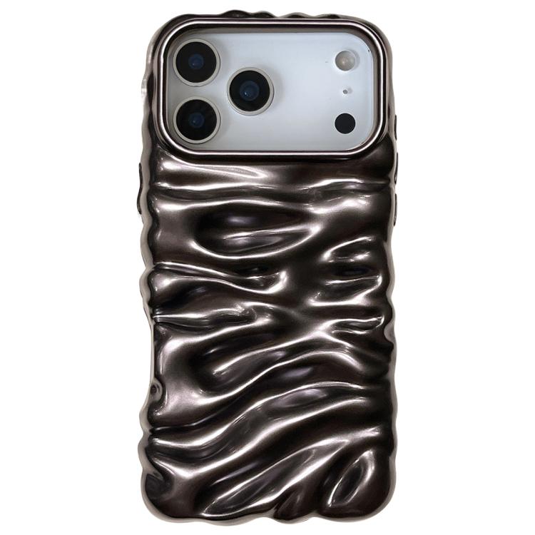 For iPhone 17 Pro Cream Texture Electroplating TPU Full Coverage Phone Case