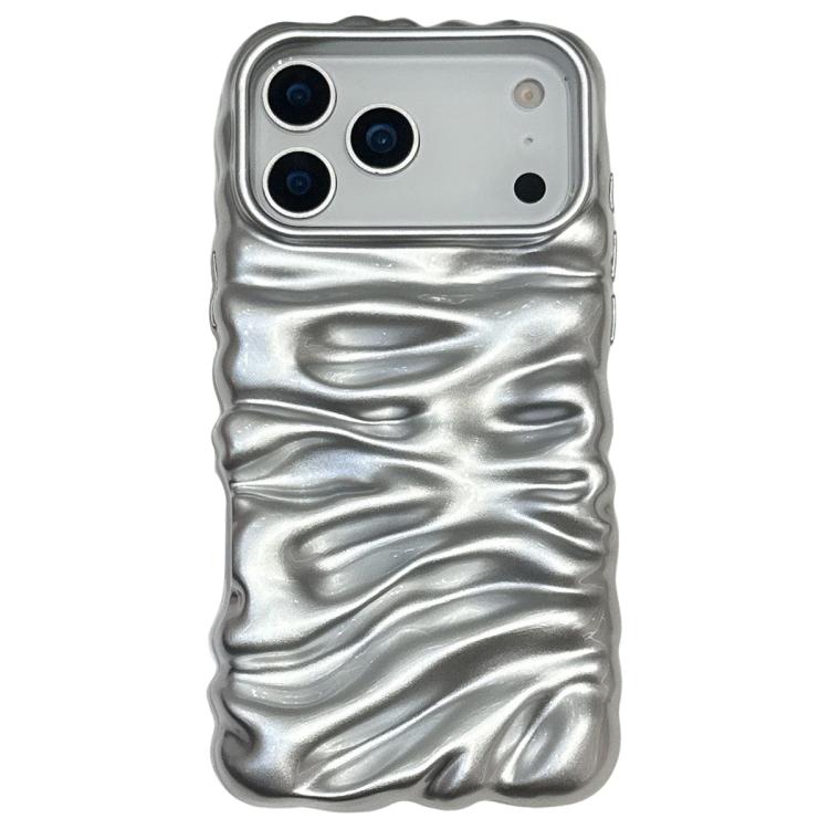 For iPhone 17 Pro Cream Texture Electroplating TPU Full Coverage Phone Case