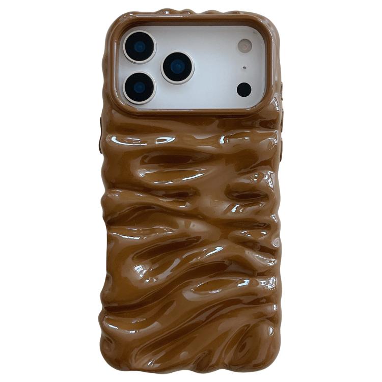 For iPhone 17 Pro Cream Texture Electroplating TPU Full Coverage Phone Case