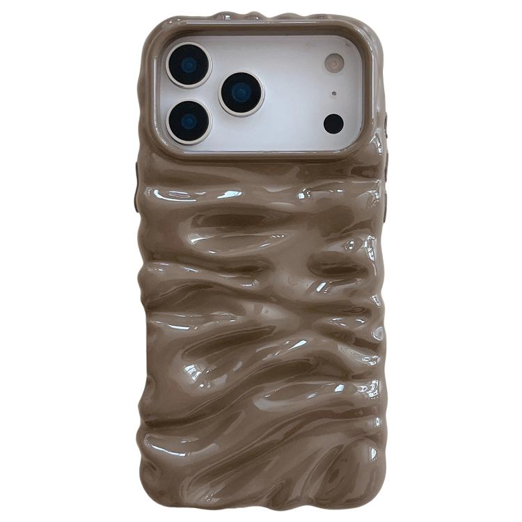 For iPhone 17 Pro Cream Texture Electroplating TPU Full Coverage Phone Case