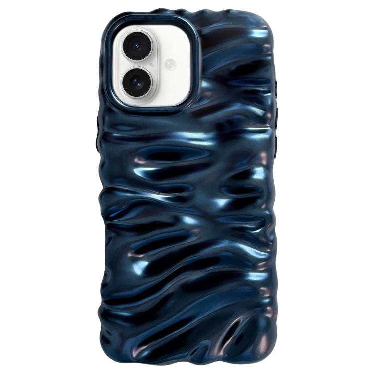 For iPhone 17 Cream Texture Electroplating TPU Full Coverage Phone Case