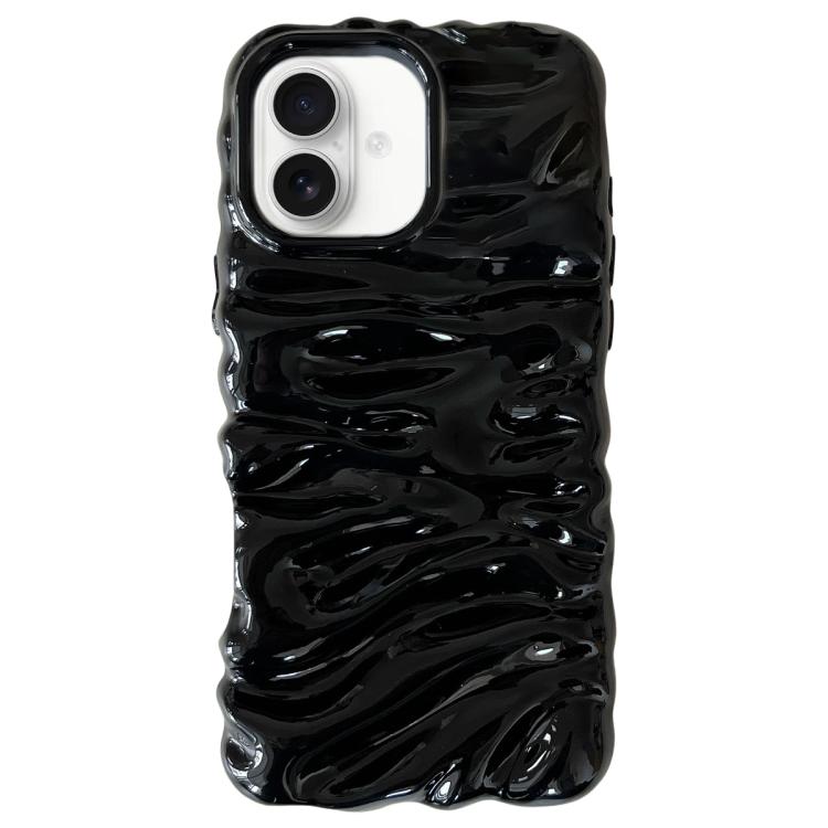 For iPhone 17 Cream Texture Electroplating TPU Full Coverage Phone Case