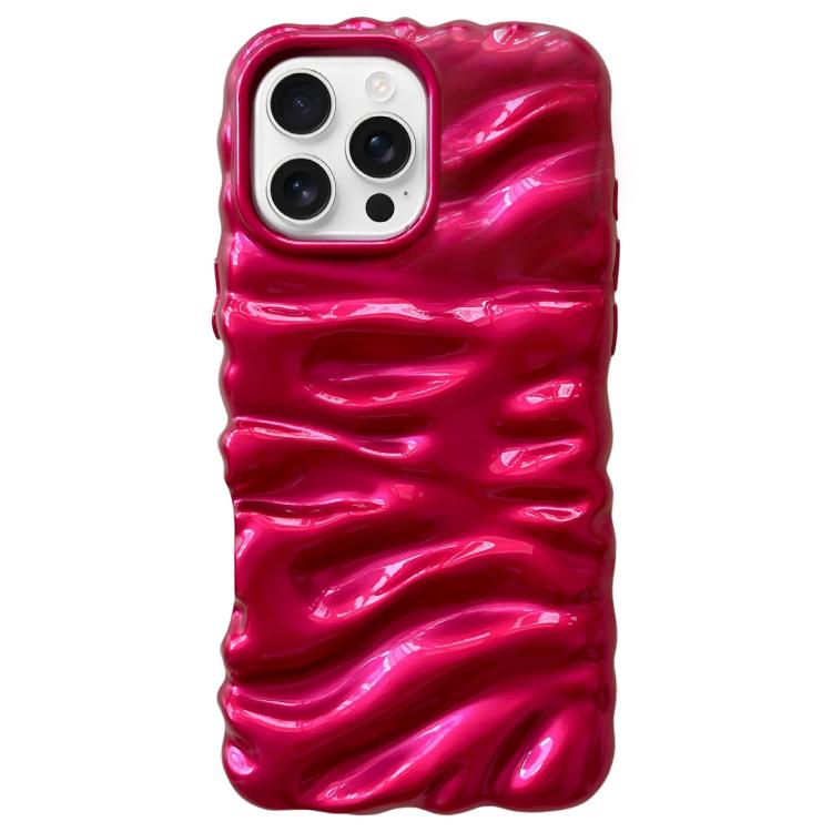 For iPhone 16 Pro Max Cream Texture Electroplating TPU Full Coverage Phone Case