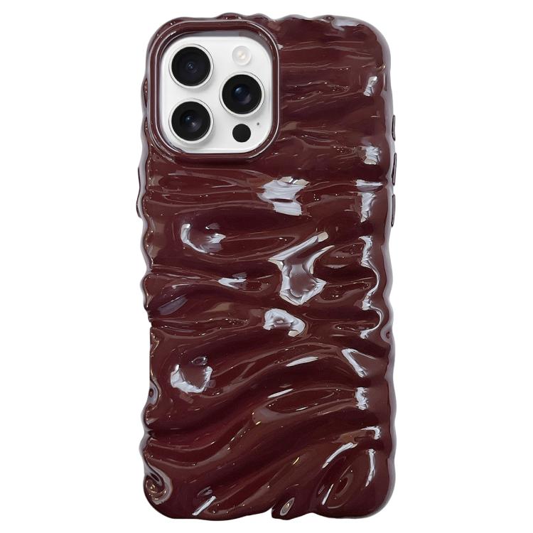 For iPhone 16 Pro Cream Texture Electroplating TPU Full Coverage Phone Case