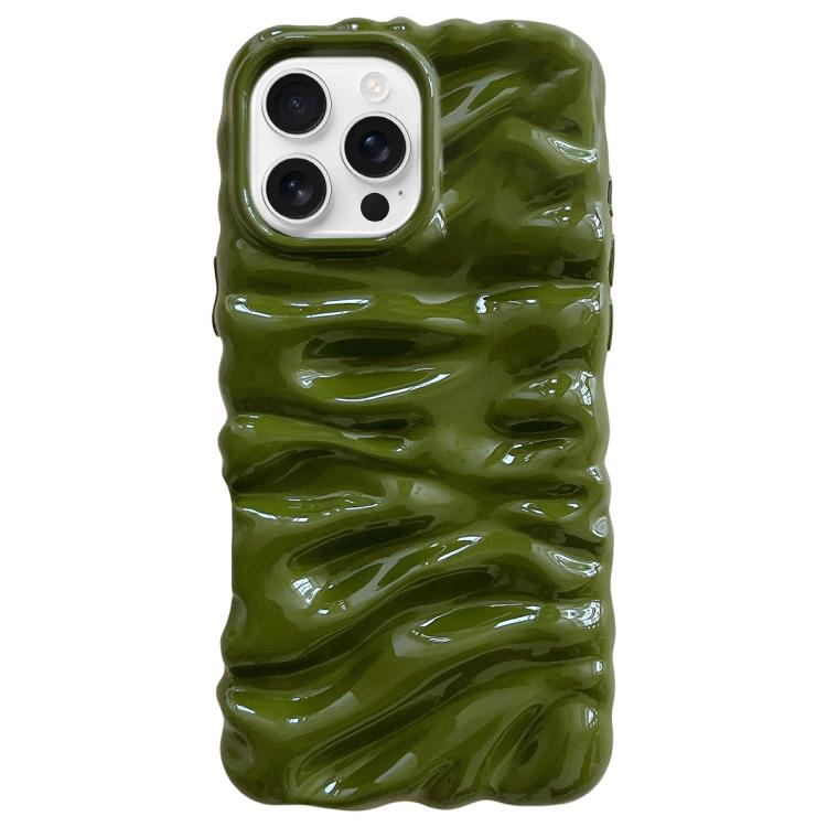 For iPhone 16 Pro Cream Texture Electroplating TPU Full Coverage Phone Case