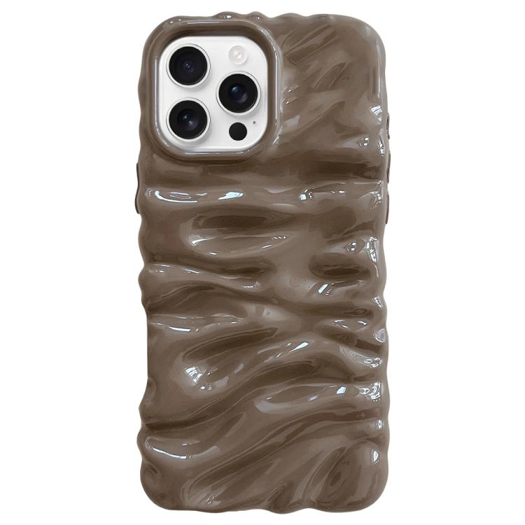 For iPhone 16 Pro Cream Texture Electroplating TPU Full Coverage Phone Case
