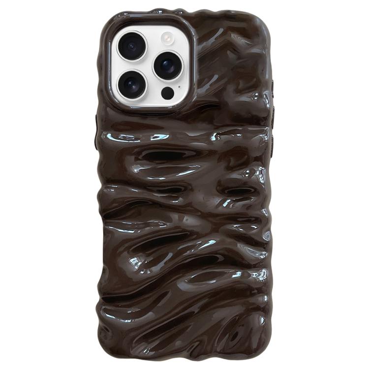 For iPhone 16 Pro Cream Texture Electroplating TPU Full Coverage Phone Case