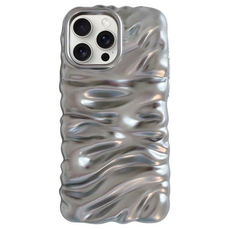 For iPhone 14 Pro Cream Texture Electroplating TPU Full Coverage Phone Case