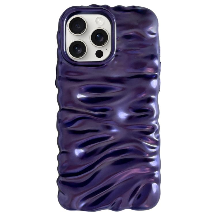 For iPhone 14 Pro Cream Texture Electroplating TPU Full Coverage Phone Case