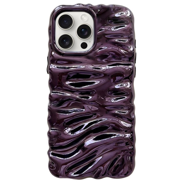 For iPhone 14 Pro Cream Texture Electroplating TPU Full Coverage Phone Case