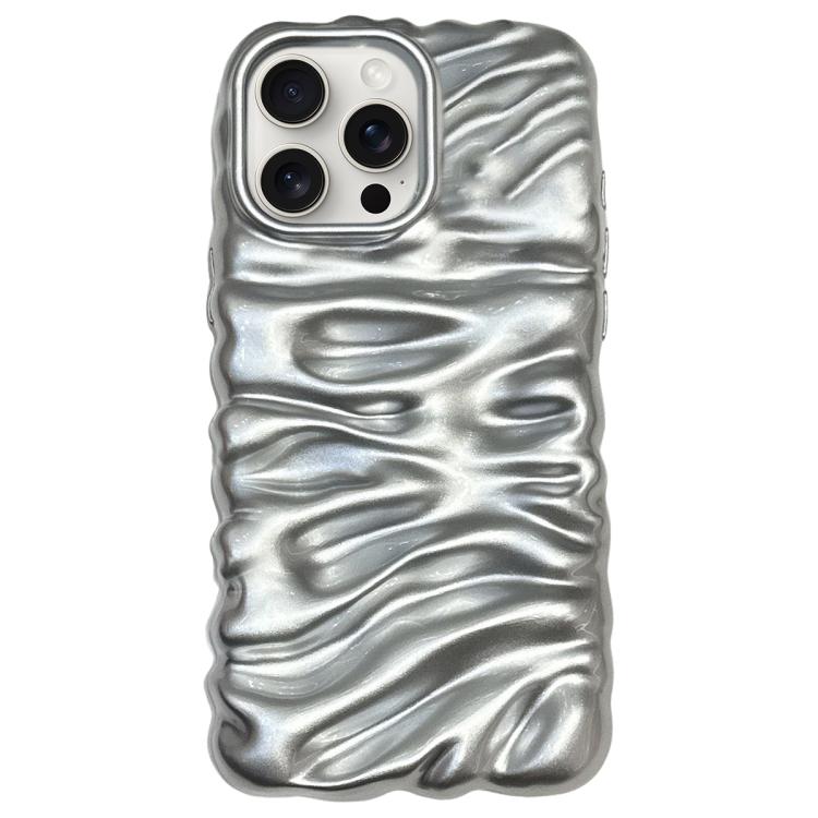 For iPhone 14 Pro Cream Texture Electroplating TPU Full Coverage Phone Case