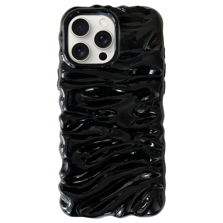 For iPhone 14 Pro Max Cream Texture Electroplating TPU Full Coverage Phone Case