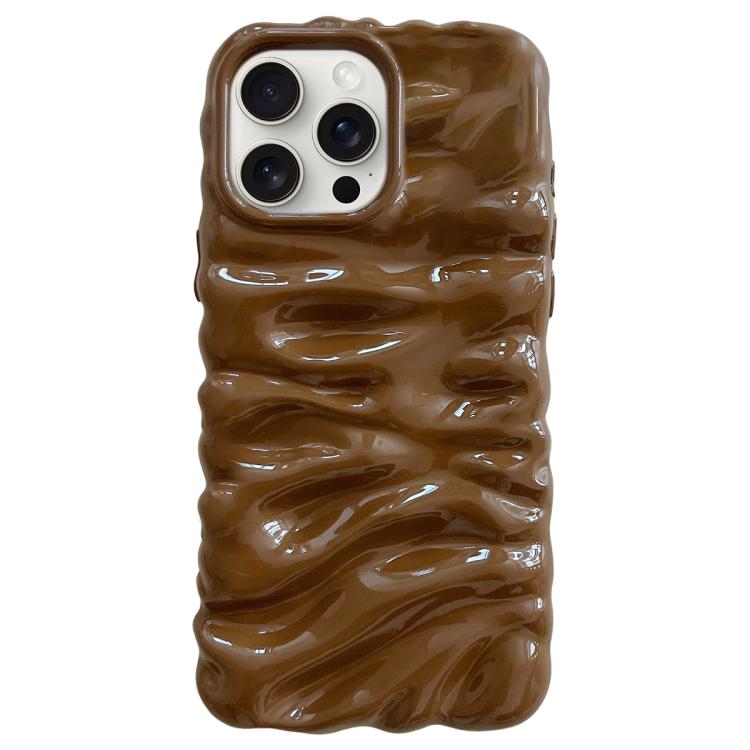 For iPhone 14 Pro Max Cream Texture Electroplating TPU Full Coverage Phone Case