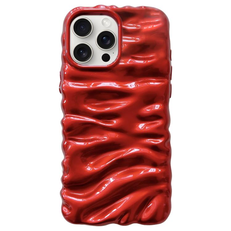 For iPhone 14 Pro Max Cream Texture Electroplating TPU Full Coverage Phone Case