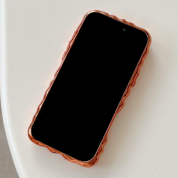 For iPhone 17 Pro Cream Texture Electroplating TPU Full Coverage Phone Case