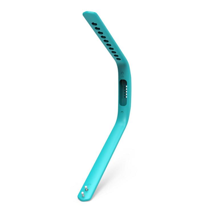 For Fitbit Flex 2 xDfind Translucent Film Metal Buckle Silicone Watch Band, Size:S